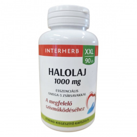 Interherb XXL Halolaj 1000mg lágyzselatin kapszula 90db