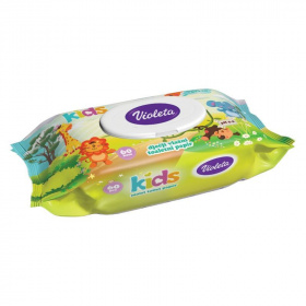 Violeta nedves toalett papír (gyermekeknek) 60db