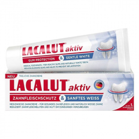 Lacalut aktiv gum protection & gentle white fogkrém 75ml