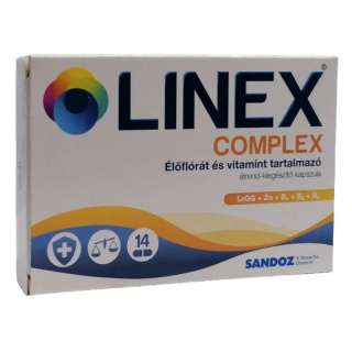 Linex Complex élőflórát tartalmazó étrendkiegészítő kapszula 14db