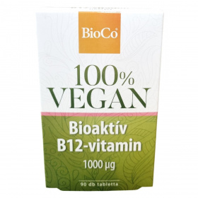 Bioco 100% Vegan bioaktív B12-vitamin 1000mcg tabletta 90db