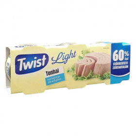 Twist Light tonhaltörzs növényi olajban 3x60g