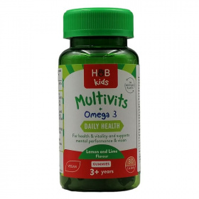 H&B Gyerek Multivitamin+Omega-3 gumivitamin 30 db