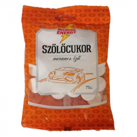 Microse Energy szőlőcukorka - narancs ízű 75g
