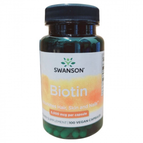Swanson Biotin tabletta 100db