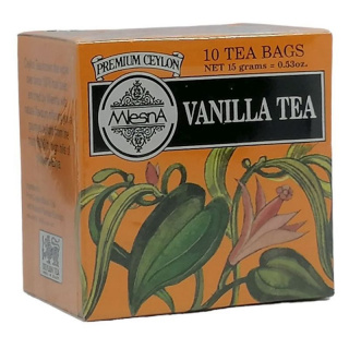 Mlesna vanília ízesítésű fekete tea 10db