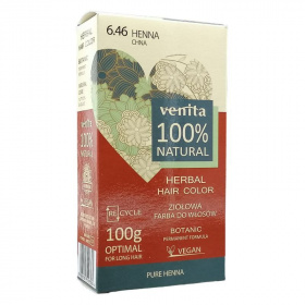 Venita 100% natural gyógynövényes hajfesték 6.46 - henna 100g