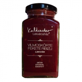 Kaldeneker vilmoskörte-feketeribizli lekvár fahéjjal, steviával 312ml