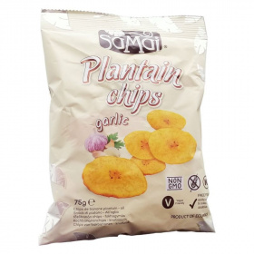 Samai főzőbanán chips - fokhagymás 75g