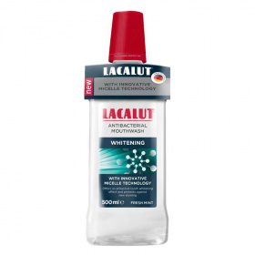 Lacalut antibakterális, micellás szájvíz (whitening) 500ml