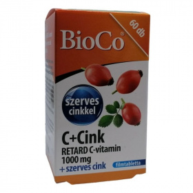 BioCo C + Cink Retard C-vitamin 1000mg filmtabletta 60db