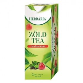 Herbária zöld tea-eper 25db