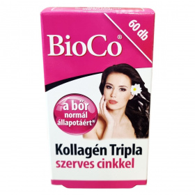 Bioco Kollagén tripla szerves Cinkkel tabletta 60db