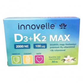 Innovelle D3+K2 Max 2000NE rágótabletta 30db