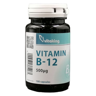 Vitaking Vitamin B12 (kobalamin) 500mcg kapszula 100db