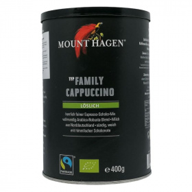 Mount Hagen bio cappuccino - családi kiszerelés 400g