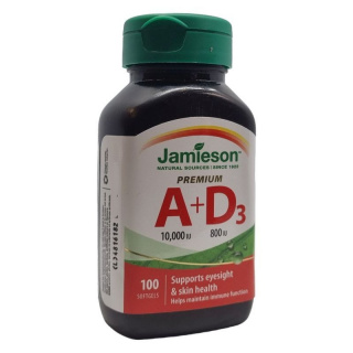 Jamieson A és D-vitamin Forte 10000IU/800IU kapszula 100db