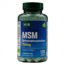 H&B MSM tabletta 750 mg 120 db